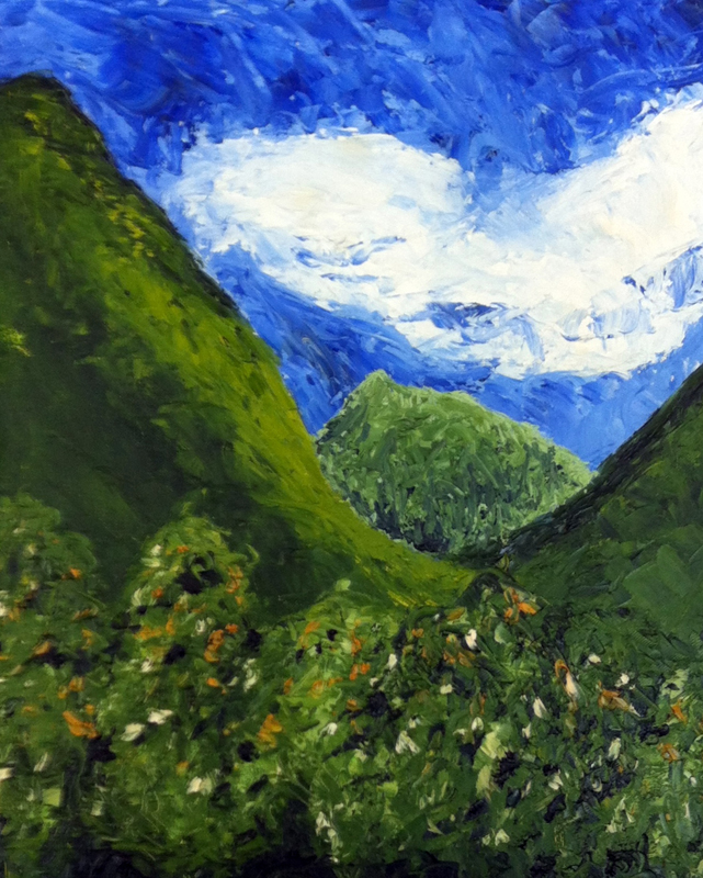 Iao Valley Painting  2